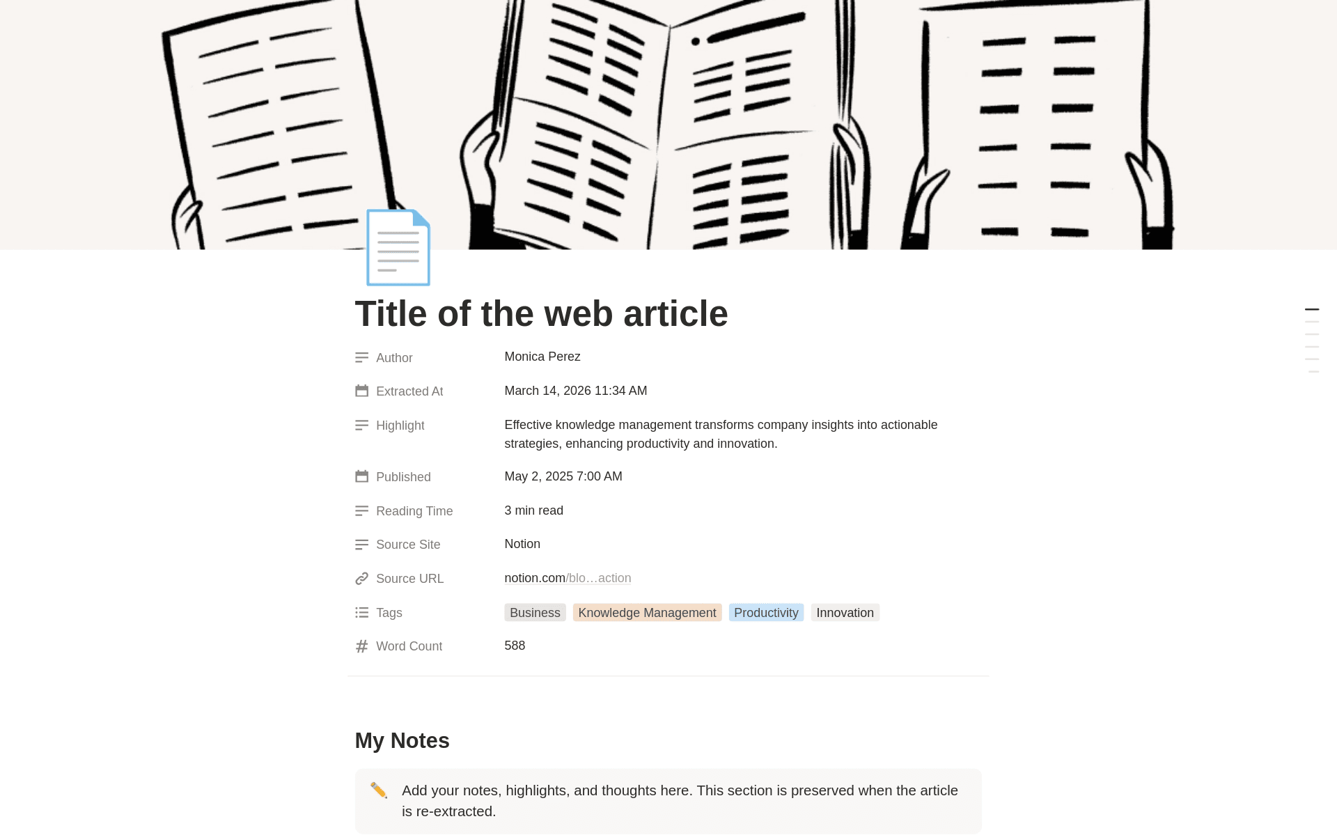 Free Notion Second Brain Template